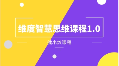 健小炆《维度智慧思维课程1.0》网盘下载